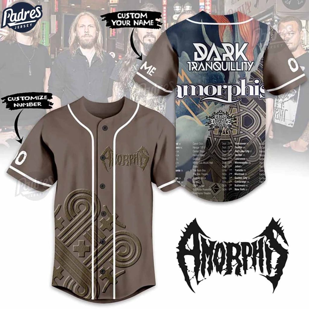 Custom Dark Tranquillity Band Baseball Jersey