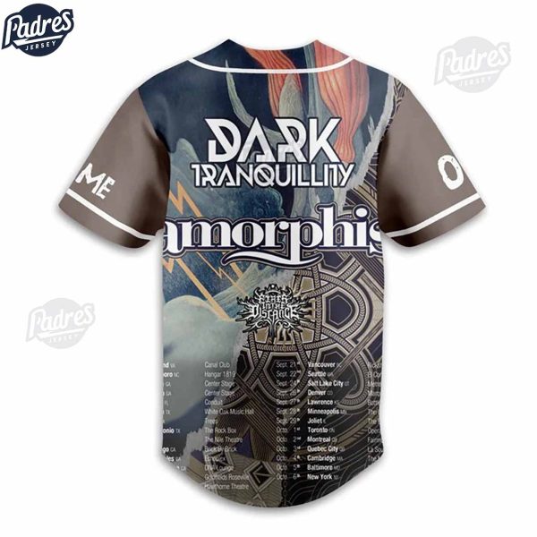 Custom Dark Tranquillity Band Baseball Jersey 3