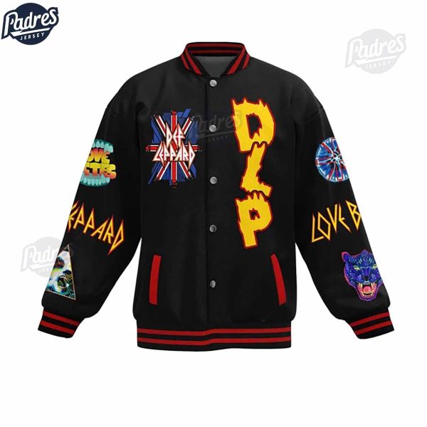 Custom Def Leppard Baseball Jacket 2