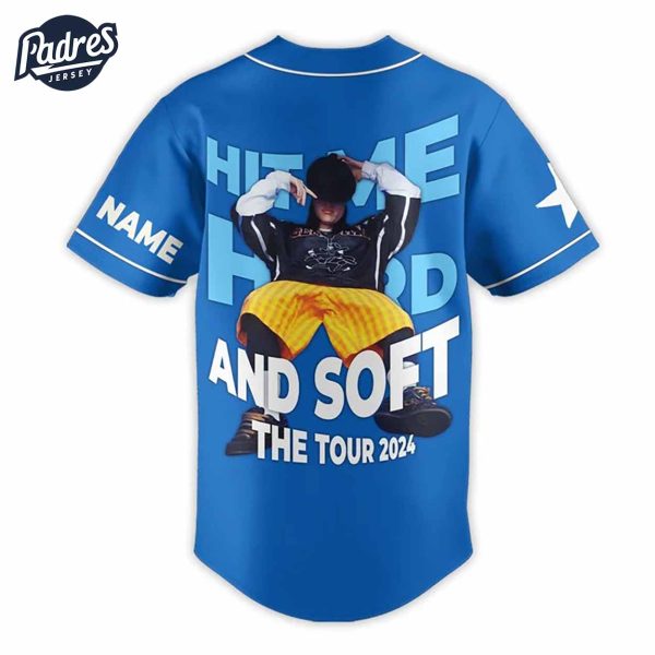 Custom Hit Me Hard And Soft Tour Design Billie Eilish Baseball Jersey 3