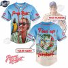 Custom Jimmy Buffett Fins Up Forever Baseball Jersey 1