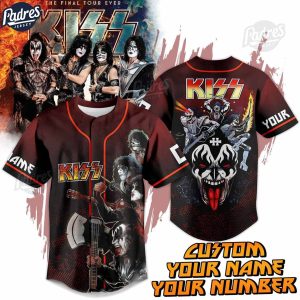 Custom Kiss Baseball Jersey Style 1