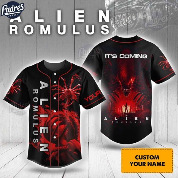 Custom Movie Alien Romulus Baseball Jersey 1