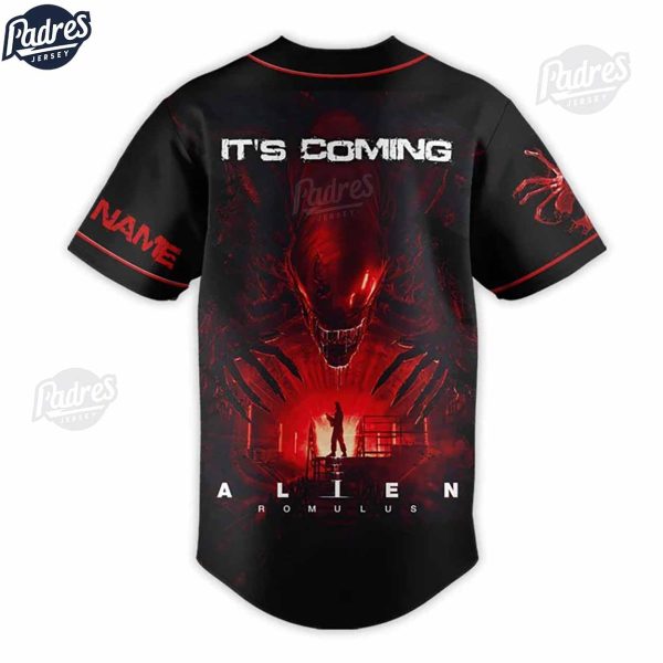 Custom Movie Alien Romulus Baseball Jersey 3