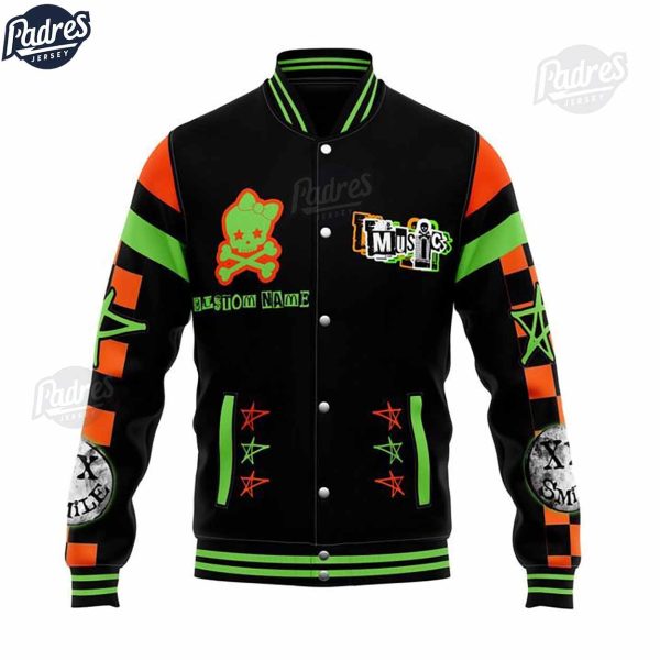 Custom Music Avril Lavigne Baseball Jacket 1