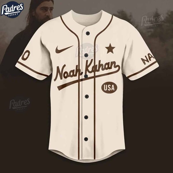 Custom Noah kahan USA Baseball Jersey 2