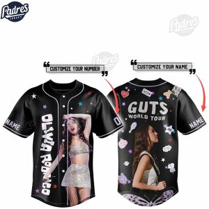 Custom Olivia Rodrigo Baseball Jersey for Fans 1