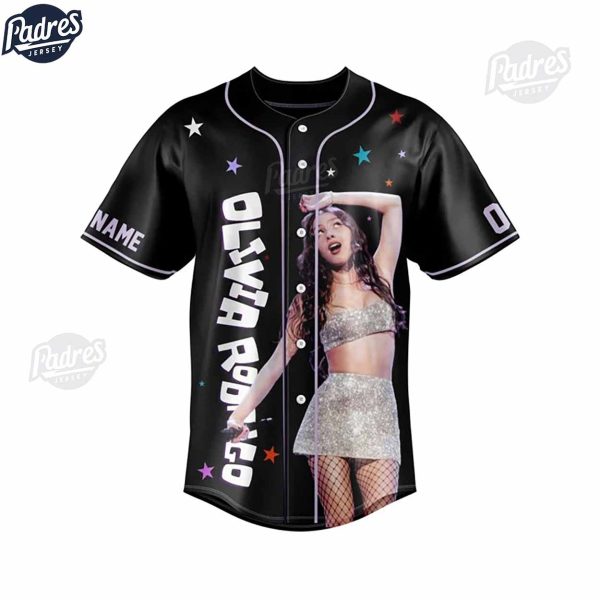 Custom Olivia Rodrigo Baseball Jersey for Fans 2