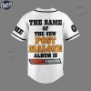 Custom Post Malone F 1 Trillion Baseball Jersey 3