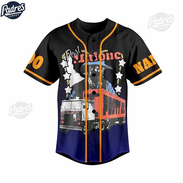 Custom Post Malone Posty Co Baseball Jersey 2