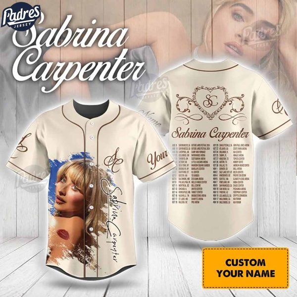 Custom Sabrina Carpenter Baseball Jersey Gifts 1