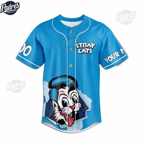 Custom Stray Cats Summer Tour 2024 Baseball Jersey 2