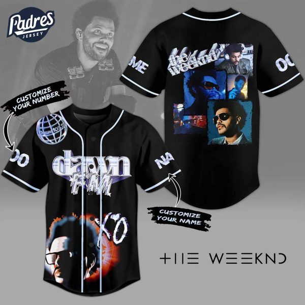 Custom The Weeknd Dawn FM Baseball Jersey 1