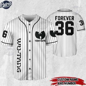 Custom Wu-Tang Forever Baseball Jersey