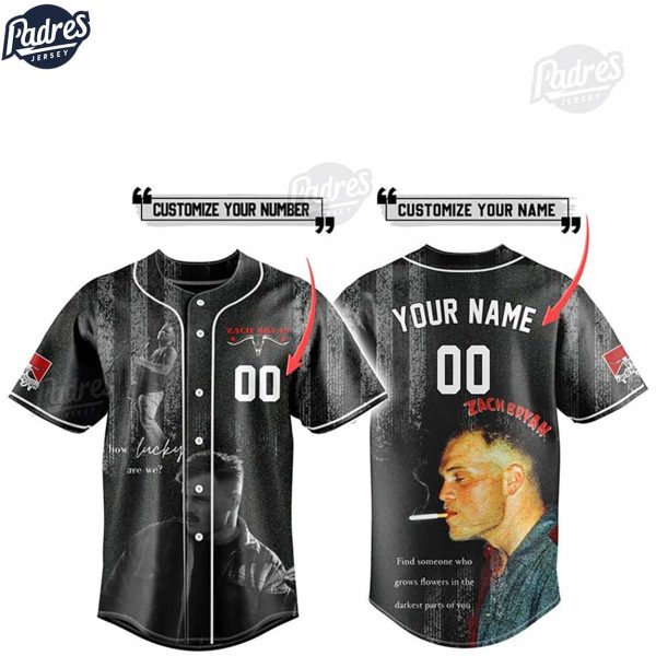 Custom Zach Bryan Baseball Jersey 1