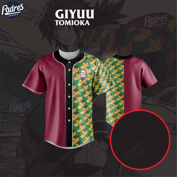 Demon Slayer Giyu Tomioka Baseball Jersey Padres