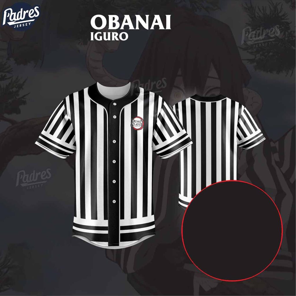 Demon Slayer Obanai Iguro Baseball Jersey Padres