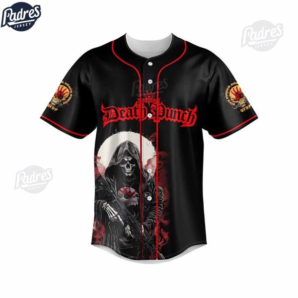 Five Finger Death Punch My Final Judgement Day Custom Baseball Jersey 2