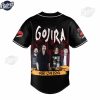 GOJIRA Custom Black Baseball Jersey 3