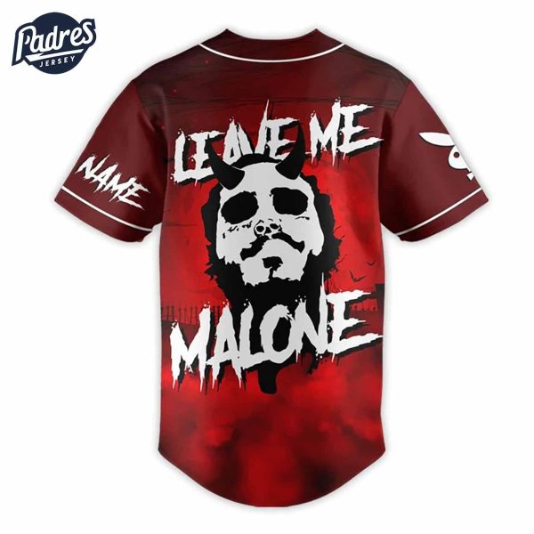 Halloween Post Malone Outfits Custom Baseball Jersey 3