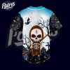 Happy Halloween Cute Skull Baseball Jersey 3