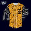 Happy Halloween Head Skull Baseball Jersey 2