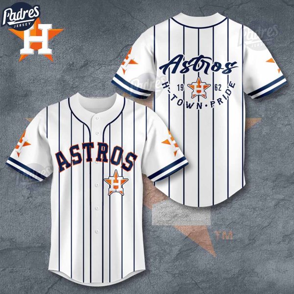 Houston Astros H Town Pride Baseball Jersey