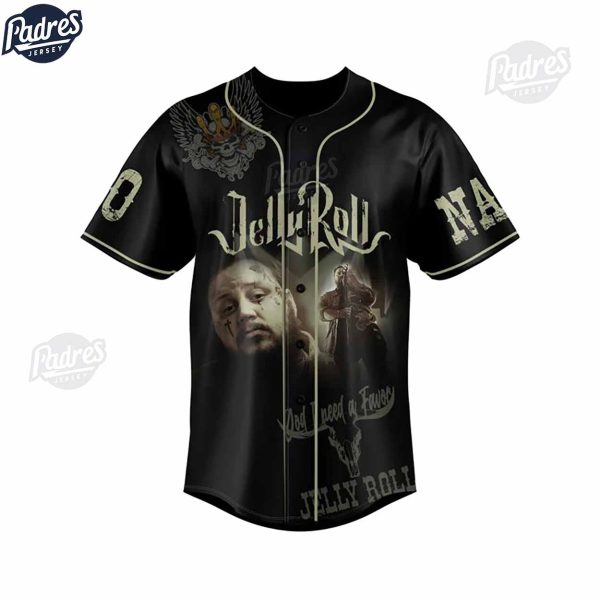 Jelly Roll Save Me Custom Baseball Jersey For You 2