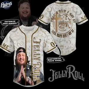 Jelly Roll Smile Custom Baseball Jersey 1