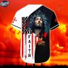 Jesus American Flag Custom Baseball Jersey 3