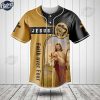 Jesus Faith Over Fear Baseball Jersey 1