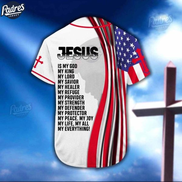 Jesus Is My Everything Custom Baseball Jersey 3