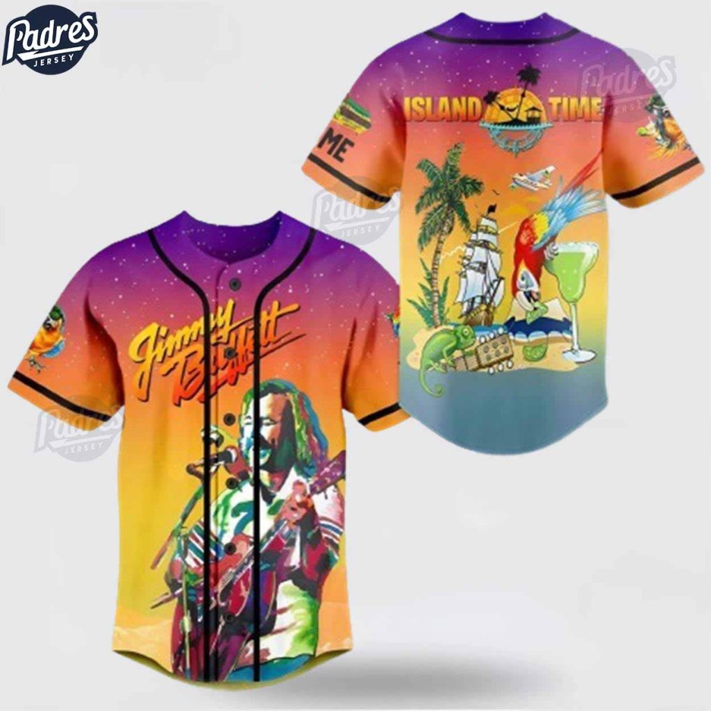 Jimmy Buffett Island Custom Baseball Jersey