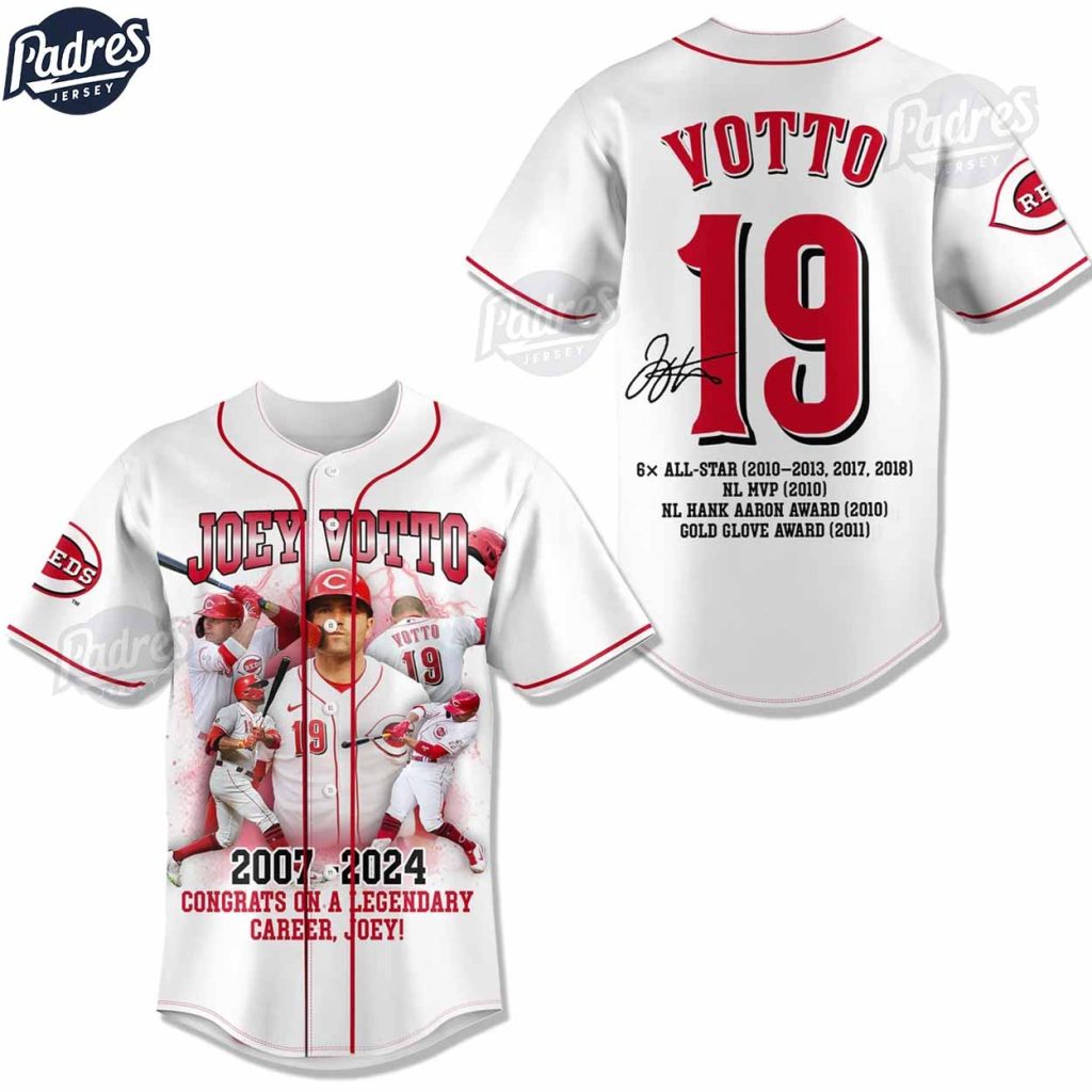 Joey Votto Cincinnati Reds Baseball Jersey