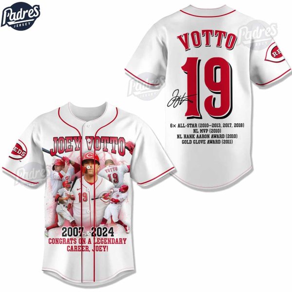 Joey Votto Cincinnati Reds Baseball Jersey 1