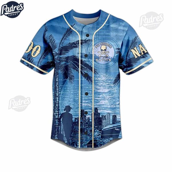 Kenny Chesney Tropical Custom Baseball Jersey 1