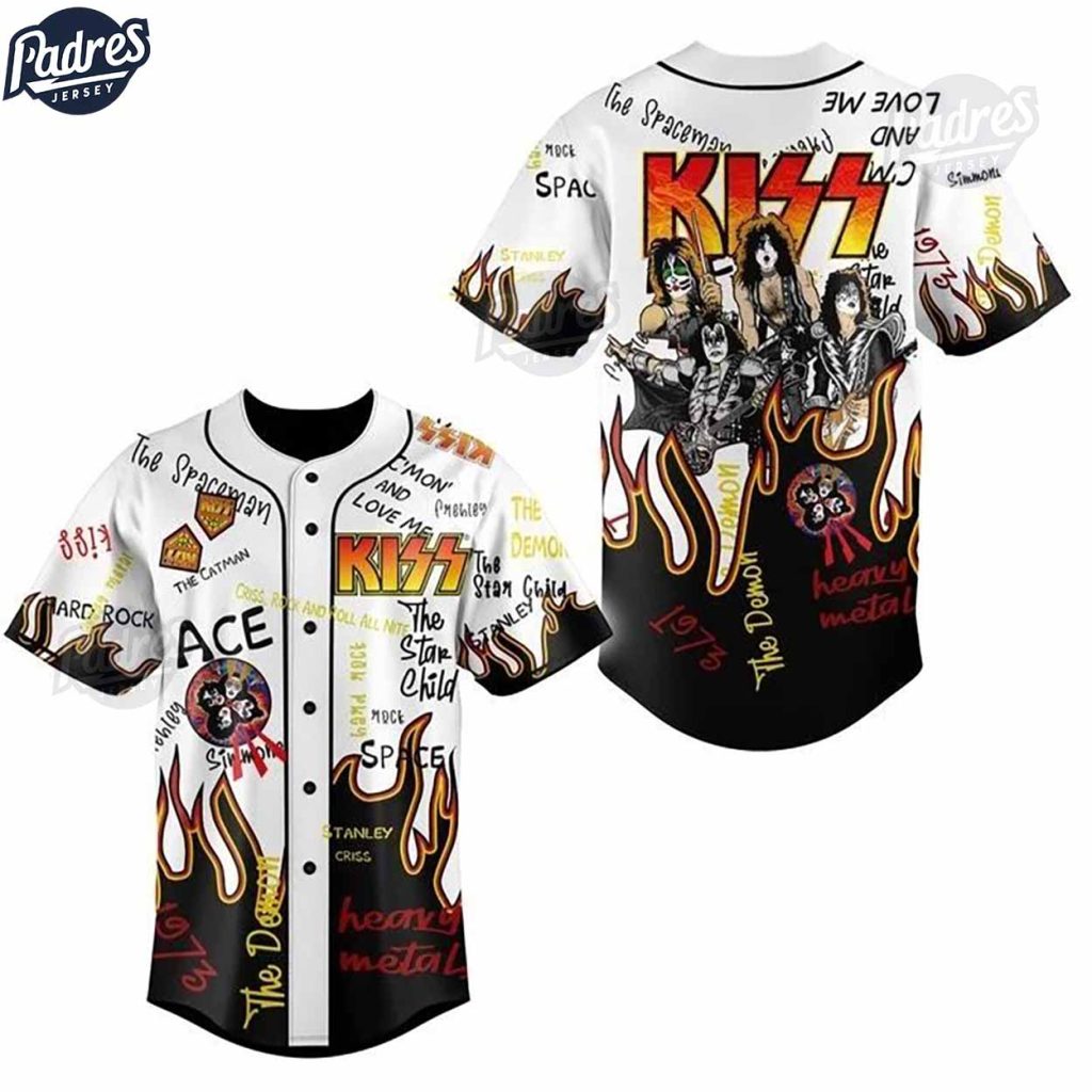 Kiss Baseball Jersey