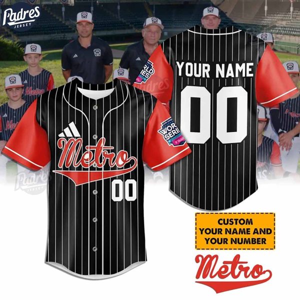 Little League Metro Team Baseball Jersey 1