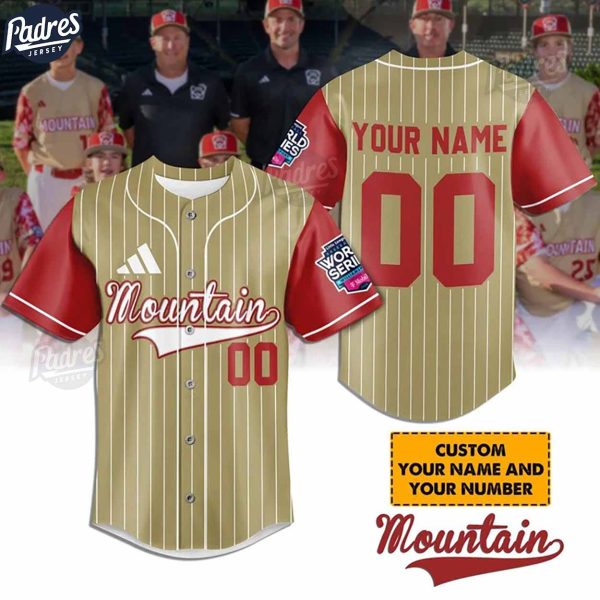 Little League Mountain Team Baseball Jersey 1