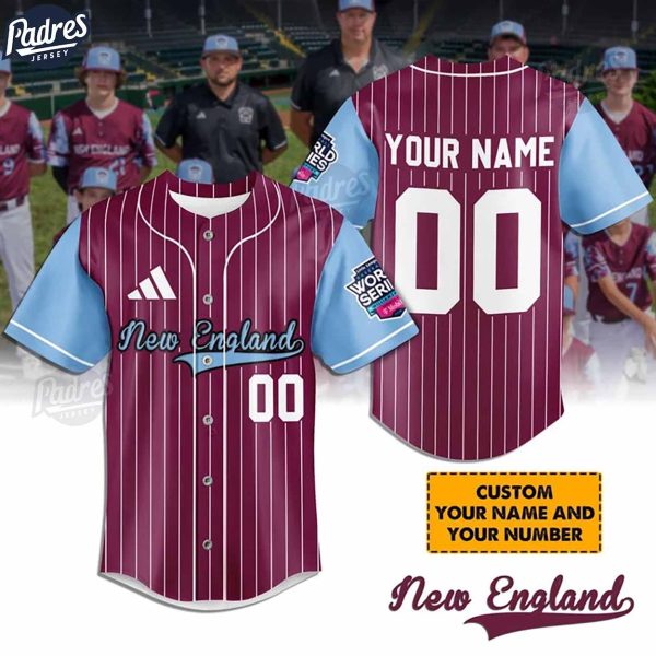 Little League New England Team Baseball Jersey 1