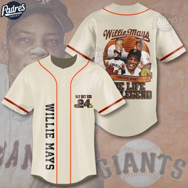 MLB Willie Mays Baseball Jersey