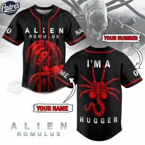 Custom Movie Alien Romulus Facehugger Baseball Jersey