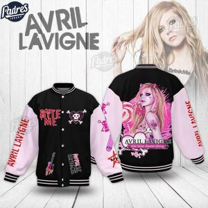 Music Avril Lavigne Bite Me Baseball Jacket 1