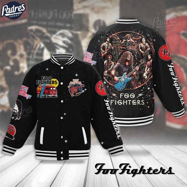 Music Foo Fighters Baseball Jacket 1