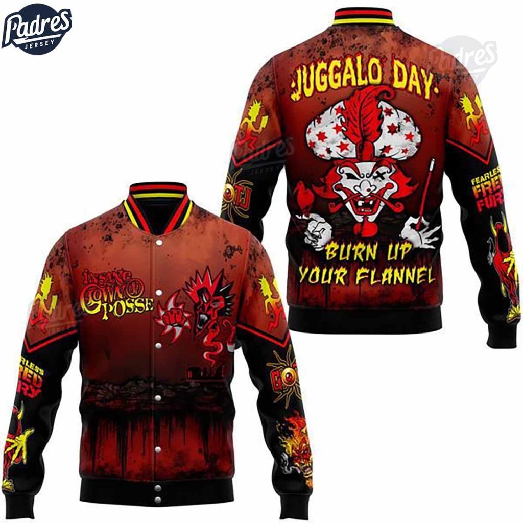 Music Insane Clown Posse Baseball Jacket Must Have Gear For Juggalos