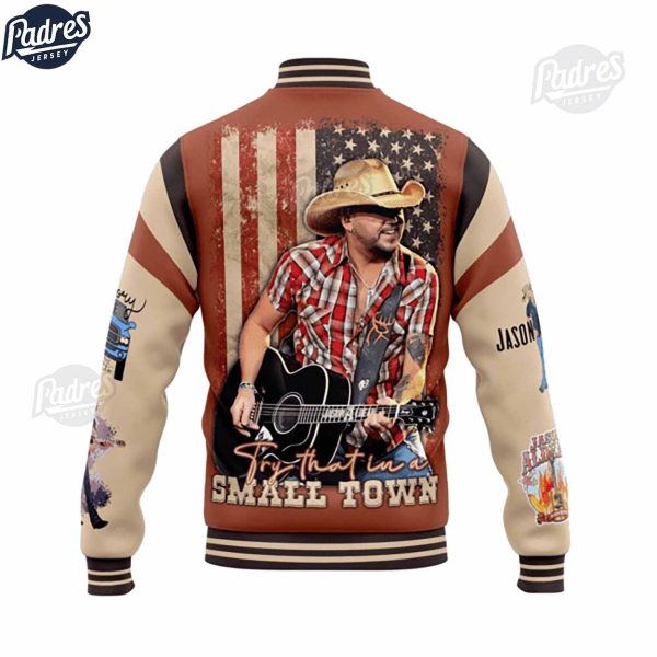 Music Jason Aldean Try That In A Small Town Baseball Jacket 3