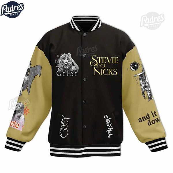 Music Stevie Nicks Baseball Jacket 3