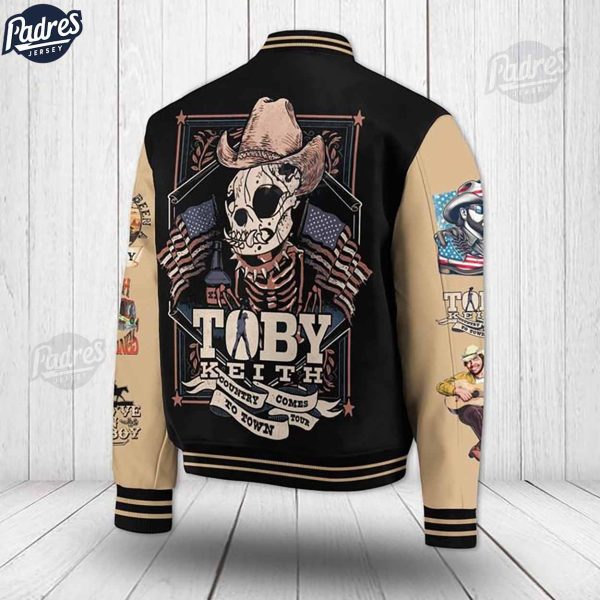 Music Toby Keith Baseball Jacket 3