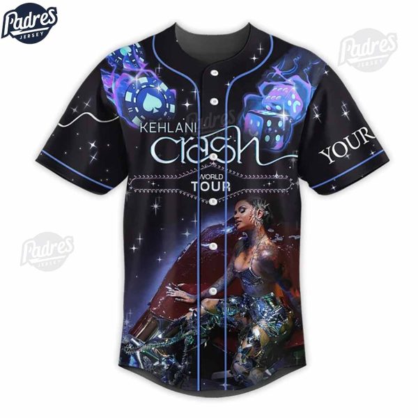 Music World Tour Kehlani Baseball Jersey 2