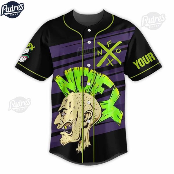 NOFX Punk In Drublic Final Tour Custom Baseball Jersey 2